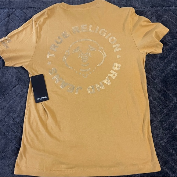 True Religion Yellow Short Sleeve Tee - Picture 2 of 7
